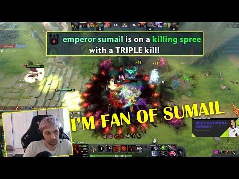 "yes I'm Fan of Sumail" -Arteezy ZXC SF gameplay ft. "emperor sumail" ign