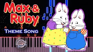Max and Ruby Theme Song Piano Tutorial