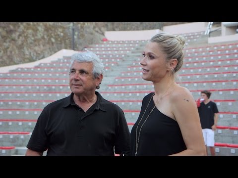At the Ramatuelle Festival, with Michel Boujenah