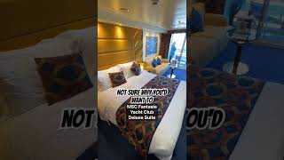 Quick tour of Deluxe Suite 15018 in the MSC Yacht Club onboard MSC Fantasia. Pure luxury! 🛳️