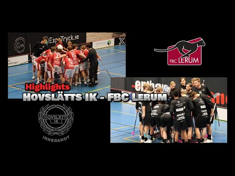 Highlights Hovslätts IK - FBC Lerum (Innebandy/Floorball)