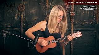Video thumbnail for Flight DUT 34 CEQ MAH/MAH Tenor ukulele by MusicMaxEu