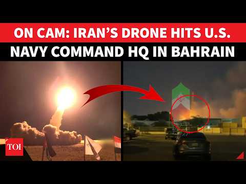 US Navy HQ ‘DESTROYED’ In Bahrain; Iran’s IRGC ‘HITS’ America’s Fifth Fleet Base & Warship | On Cam
