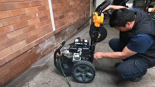 gerni high pressure water jet set up