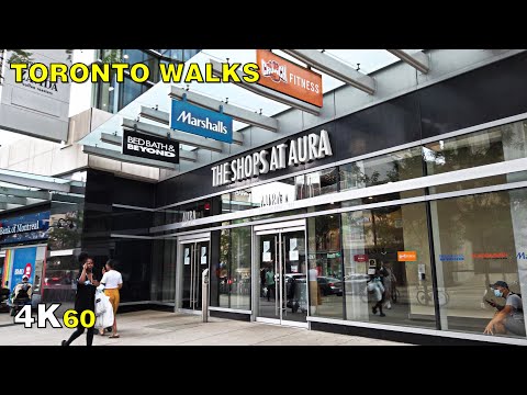 Downtown Toronto's Dead Mall - The Shops at Aura Walk on Sept 3, 2020 [4K]