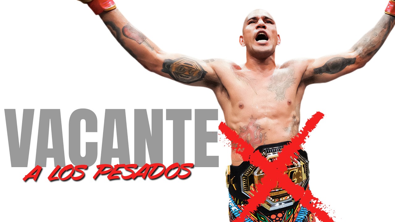 ALEX PEREIRA dejará VACANTE el CINTURÓN!