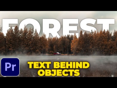 Add Text Behind Objects in Premiere Pro | No Masking | Premiere Pro Tutorial