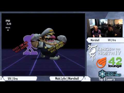 Kings Of The North IV - VH | Vro (Wario) vs Muk.Lyfe | Marshall (G&W) - Top 8 Loser's