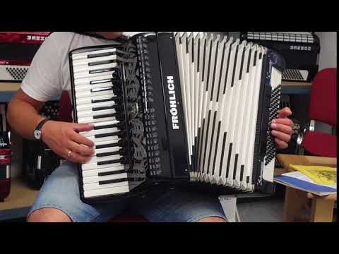 Klangprobe Akkordeon Fröhlich Schumann Cassotto, Weltmeister Cassotto 374
