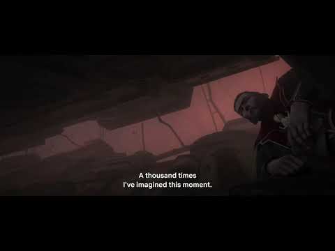 Silco talks to Vander’s statue - Arcane (League of Legends)