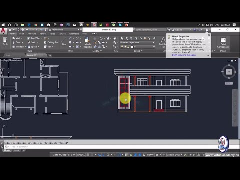 How to make 2d floor plan in Autocad 2017 | AutoCAD 2D and 3D Complete Training | Lesson 63