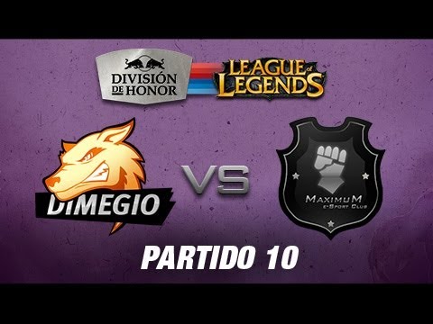 Dimegio vs MaximuM - División de Honor de League of Legends - partido 10