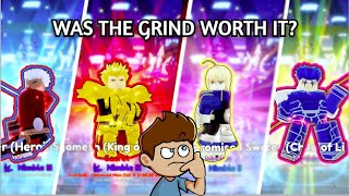 THE GRINDY FATE UPDATE EXPERIENCE... (Anime Adventures)