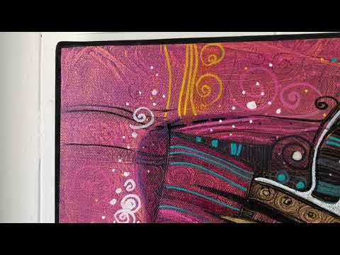 Ensemble, Albena Vatcheva, Original oil on canvas painting.  Presented by Art House SF