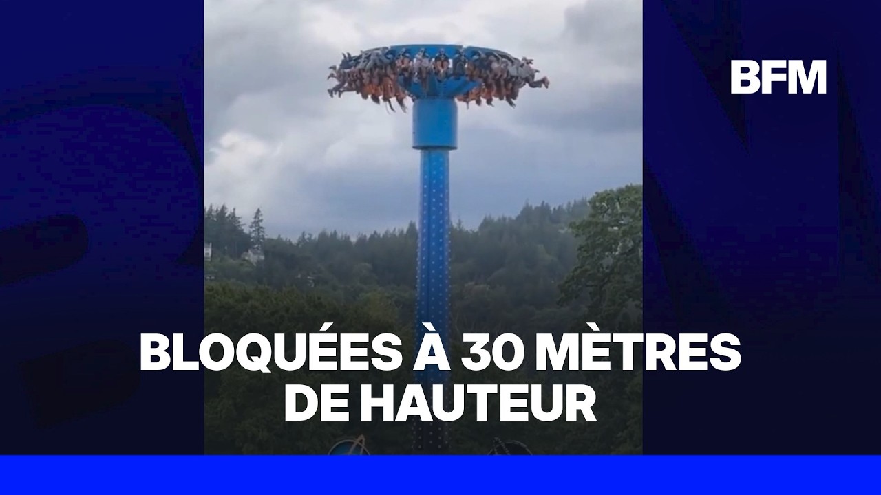 États-Unis: elles restent bloquées 25 minutes la tête en bas dans un manège