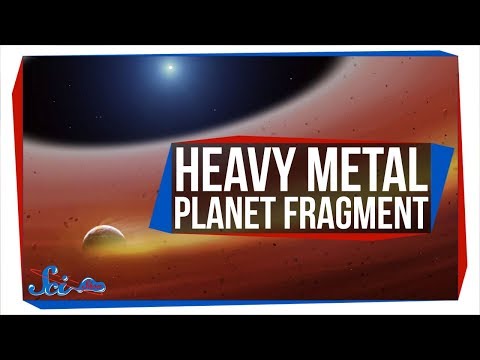 The Most Metal Planet Fragment Ever