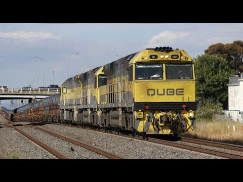 The last cheeseburger N Class + 2SM2, 2AM5, 3MC2 and QUBE Steel Train - 6/12/22