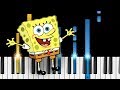 SpongeBob Theme Song Piano Tutorial Piano Cover