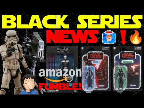 INTERESTING! Star Wars Black Series News! Amazon Fumble! Remnant Stormtrooper? AT-RT? TVC Heat!