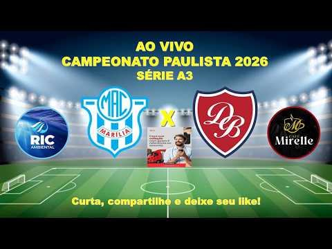 Marilia 2 x 0 D. Brasil | B. Abreu | Narração Cléber Lima, Rep. Donizete Cervantes e Jorge Luiz