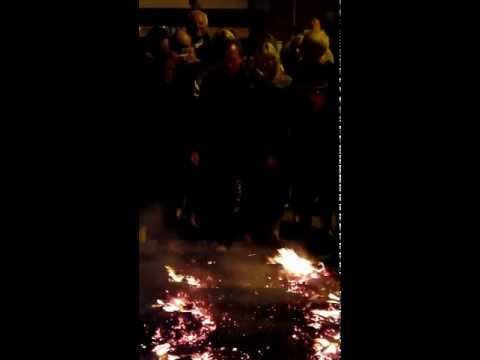 Mark King's Fire Walk 5th May 2012