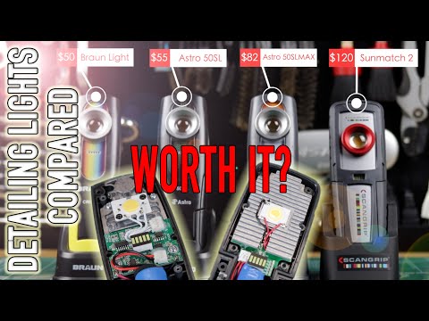 Detailing Lights | Scangrip vs Harbor Freight vs Astro