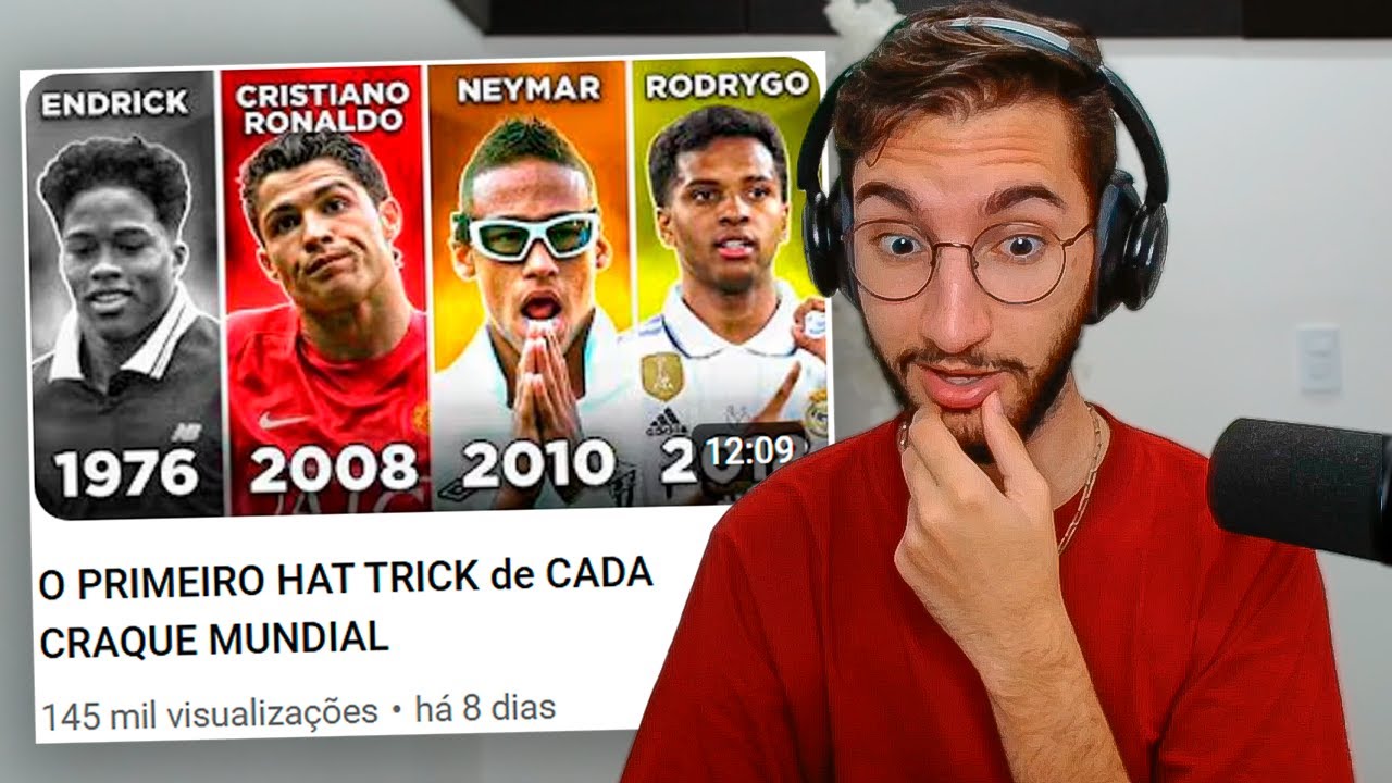 O PRIMEIRO HAT TRICK de CADA CRAQUE MUNDIAL
