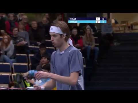 Emil Holst diving defense in the Final - 2014 Finnish Open