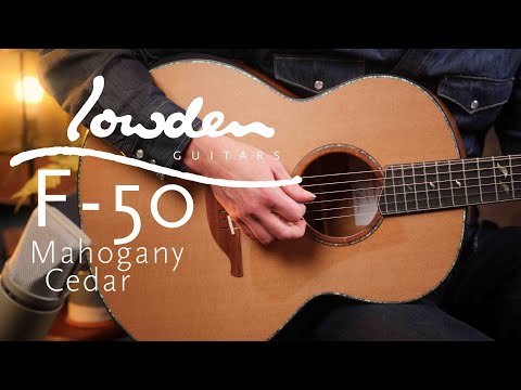 Lowden F-50 Acoustic Guitar Sound Demo | Mahogany & Cedar