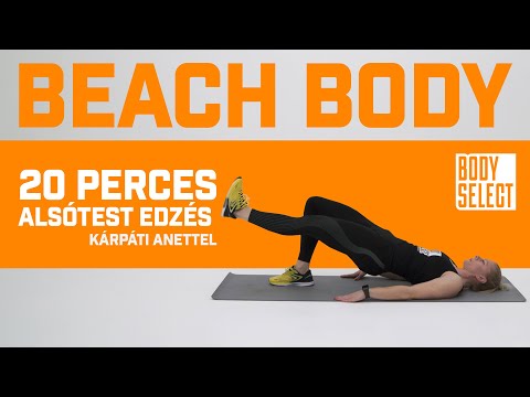 Beach body 3. hét alsótest edzés (50 mp-es gyakorlatok)