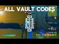 ALL CODES FOR VAULT IN GO GOATED - FORTNITE