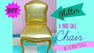 How to glitter upholsterd Furniture!