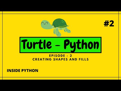 Python Turtle Creating Shapes And Fills Inside Python