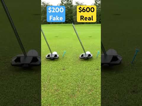 Fake Spider ZT vs Real Taylormade Spider ZT Putters #golf #golfer #golfshorts