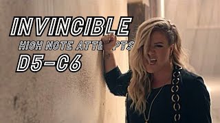 Kelly Clarkson &quot;Invincible&quot; Vocal Comparison (D5-C6)