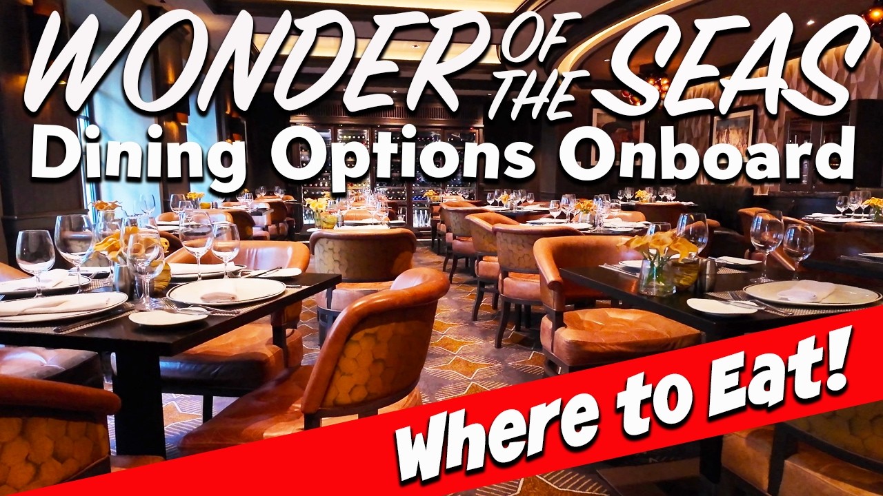Wonder of the Seas Food Tour | Every Dining Option onboard | Royal Caribbean 2026