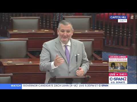 Sen. Cruz Explains Objection to AI Security Bill Over Free Speech Concerns