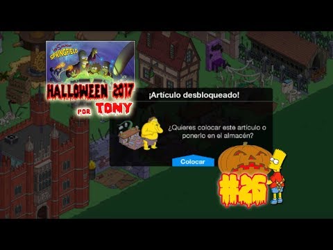 Los Simpson Springfield "Halloween'17: Cap. 26 - El Acto 3, Barfy y su bar" por Tony