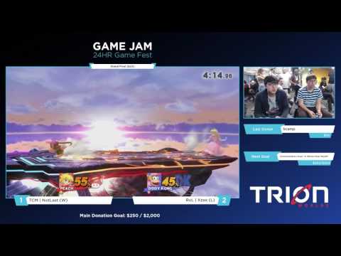 Extra Life Game Jam Grand Final: TCM | NotLast (Peach) vs. RvL | Xzax (Fox)