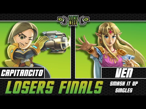 Capitancito (Mii Gunner) vs ven (Zelda) Losers Finals | Smash It Up 2/5/23