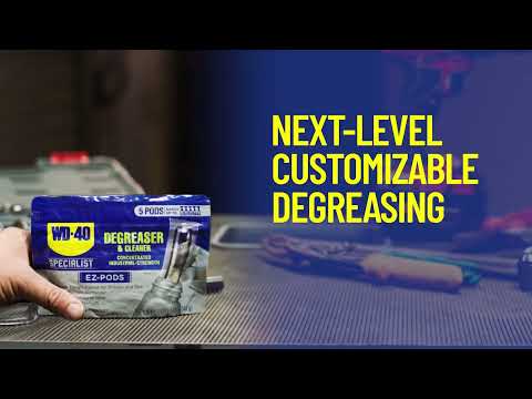 WD-40 Specialist® Degreaser and Cleaner EZ-Pods on Steel Chain