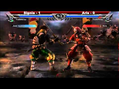 Soul Calibur V - Signia (Yoshimitsu) vs Aris (Yoshimitsu) - Best of three