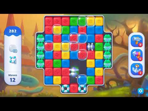 Fishdom Blast Level 282 - NO BOOSTERS GAMEPLAY 🐠 | SKILLGAMING ✔️