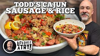 Cajun Sausage and Rice on the Blackstone Griddle