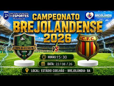 🏆 CAMP. BREJOLANDENSE 2026 | TROPA 🆚 CAMPINENSE | AO VIVO ⚽ | UÉLITON COSTA NEWS TV