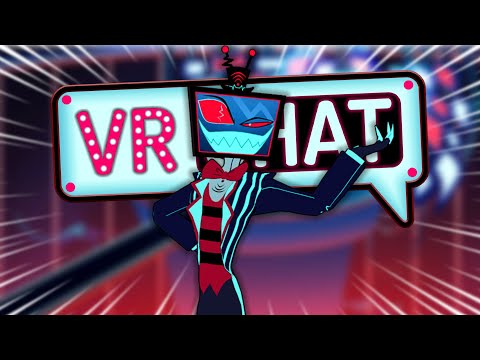 VOX HATES ALASTOR IN VRCHAT! | Hazbin Hotel - Funny moments -