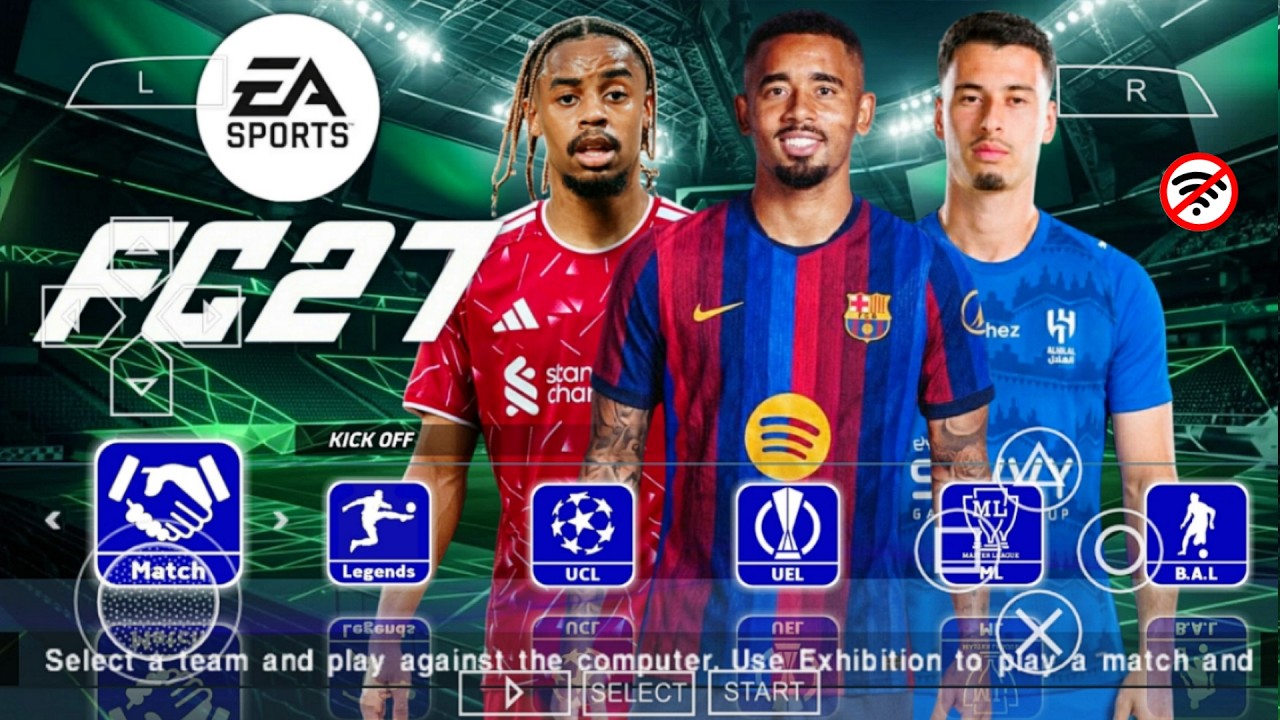 EA Sports FC 27 ISO PPSSPP Android Offline v1.4 Mod por M Pro Gaming