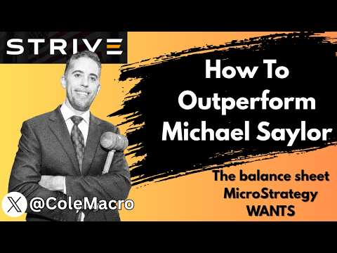 "Strive WILL Outperform MSTR" | CEO Matt Cole On Building A Bitcoin Credit Engine
