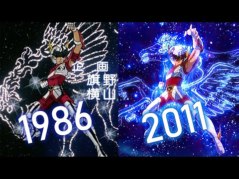 Saint Seiya Pegasus Fantasy Comparison | Classic VS Pachinko Remake (1080p 60fps) CR 聖闘士星矢