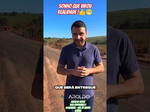 Sonho que virou Realidade - Asfalto entre Boa Esperança e Coqueiral no Sul de Minas Gerais! Amém! 🙏🙏